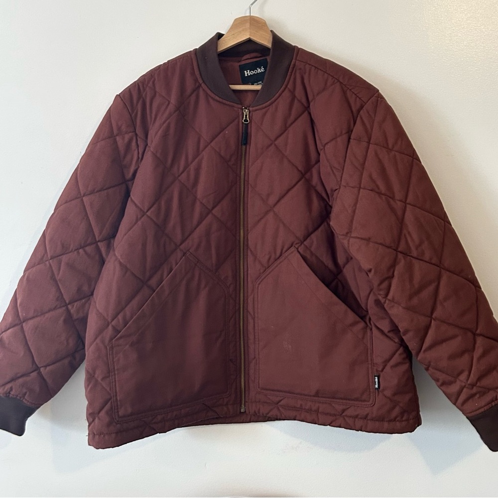 Women's Chocolate Brown Quilted Utility Jacket